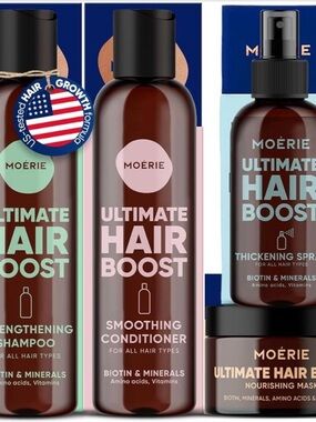 Moérie Ultimate Hair Boost Smoothing Conditioner - Brown